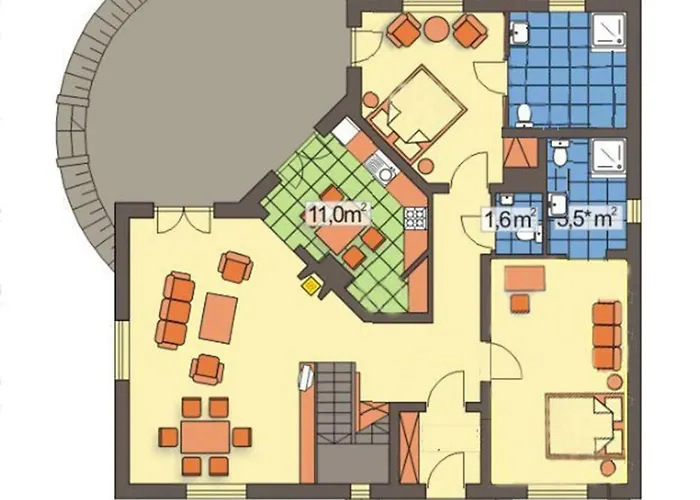 Haus Mit Fuenf Schlafzimmern Und Sauna By Interhome Madrzechowo